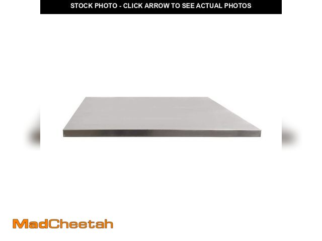 Lot 74-12584558 - *SCUFFED* BLUE SKY OUTDOOR LIVING 30 in. x 36 in. x 1 in. Stainless Steel Extended Countertop *SCUFF...