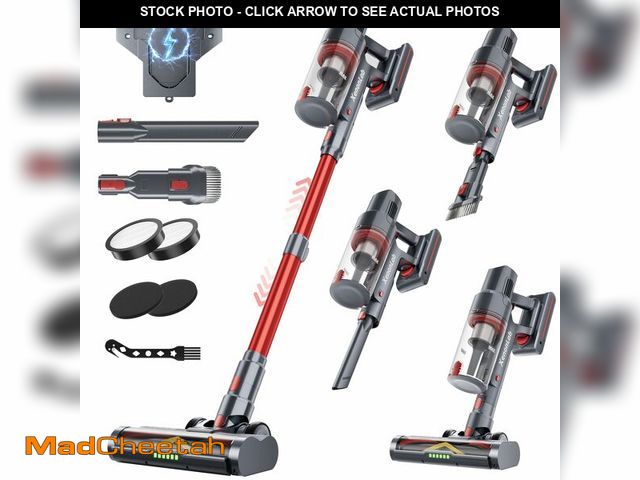 Lot 74-12719052 - XenonLab Cordless Vacuum Cleaner, 75Mins/48KPa/580W Self-Standing Vacuum Cleaners for Home, with Ant...