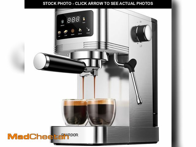 Lot 74-14384998 - SHARDOR Espresso Machine 20 Bar, Professional Espresso Machine with Milk Frother and Touchscreen, Ex...