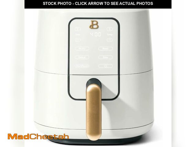 Lot 74-14348211 - SadBe 3 Qt Air Fryer with TurboCrisp Technology, White Icing by Drew Barrymore - UNUSED