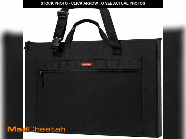 Lot 74-12715384 - Nicpro Light Weight Art Portfolio Bag, 18x 24 Inches Waterproof Art Portfolio Case with Shoulder &am...