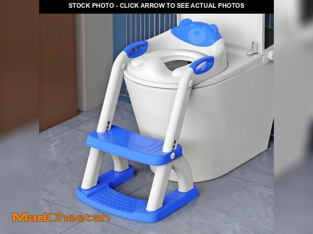 Lot 74-12220740 - SKYROKU Potty Training Toilet, New Sector-Shape Stabilized Base two in one Toddler Toilet Seat with ...