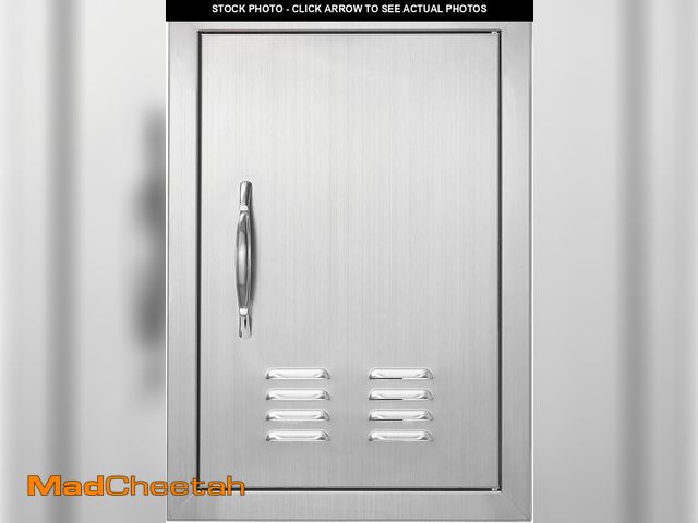 Lot 74-12137342 - VEVOR BBQ Access Door, 14W x 20H Inch Single Outdoor Kitchen Door, Stainless Steel Flush Mount Door,...