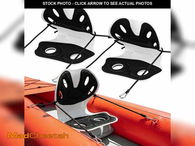 Lot 74-14146909 - ElaraBerry 2 Pack Ergonomics Kayak Seat, Universal Adjustable Ergonomics Kayaking Seat with Back Sup...