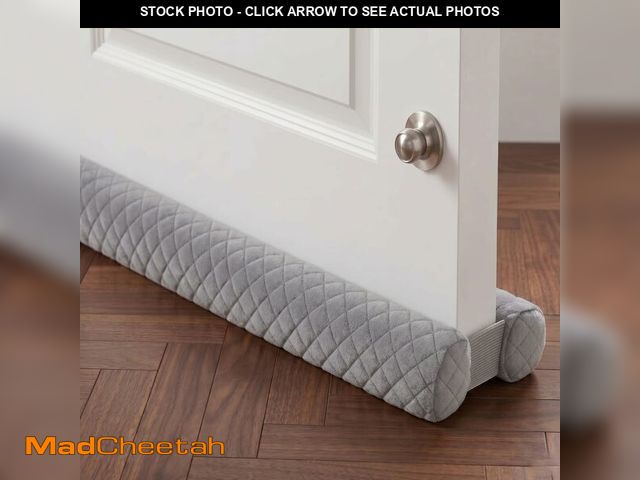 Lot 74-14474306 - Ciieyuo Premium Velvet Under Door Draft Stopper, Adjustable 30-36 Inches - UNUSED