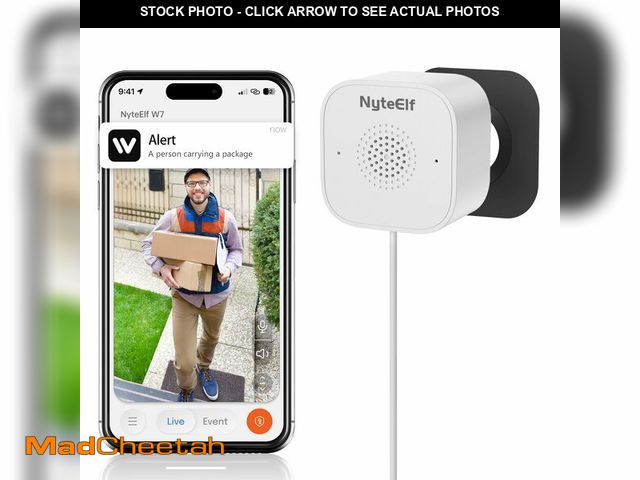 Lot 74-13546677 - NyteElf 3MP Window Cameras for Home Security,Security Camera, 2K Full Color Night Vision, AI Human &...