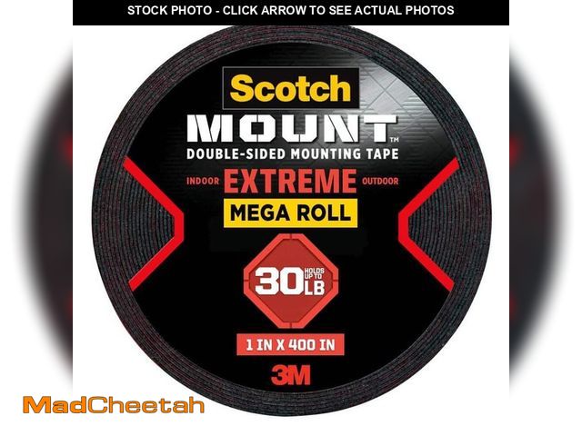 Lot 74-14284532 - Scotch 1 in. x 11.1 yds. Permanent Double Sided Extreme Mounting Tape - UNUSED