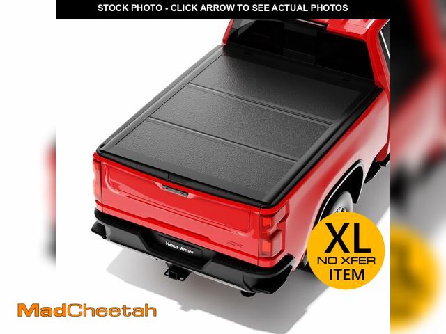 Lot 74-12629043 - Low-Profile Hard Tri-Fold Truck Bed Cover for 2019-2025 Chevy Silverado and GMC Sierra 1500 5.8FT To...