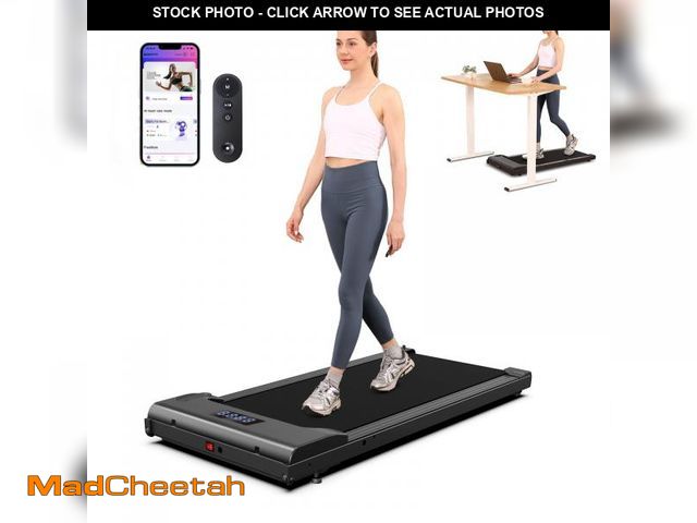 Lot 74-12207664 - Lichico Walking Pad Under Desk Treadmill, Portable Small Treadmills for Home and Office, 2.5HP Super...