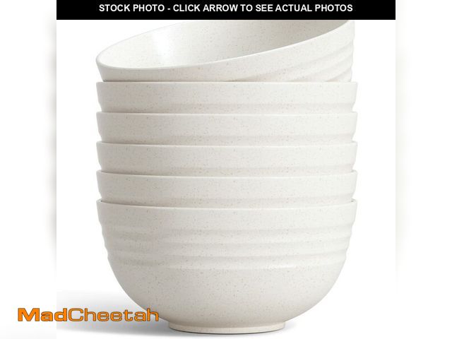 Lot 74-14381397 - Homestockplus Ã£â¬ÂNon CeramicÃ£â¬â 68 Oz Salad Bowls,Large Serving Bowls 6 Pcs Unbreakable Ram...