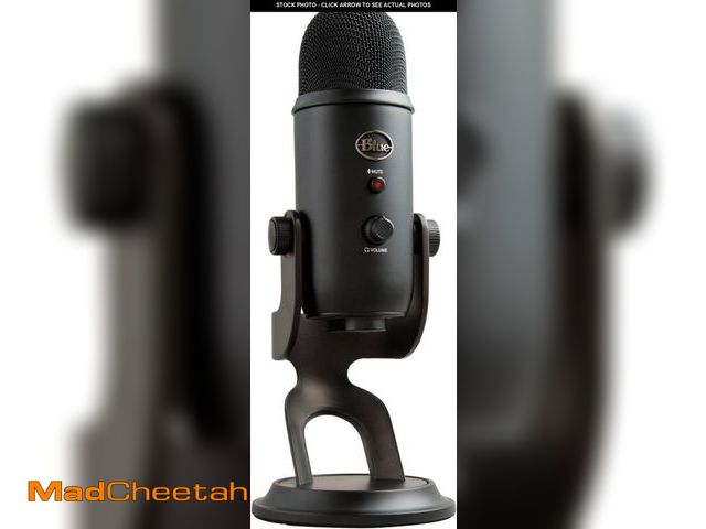 Lot 74-12243955 - Blue Microphones - Blue Yeti Professional Multi-Pattern USB Condenser Microphone - Blackout - UNUSED