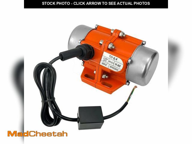 Lot 74-14063762 - Putec Vibration Motor Industrial Concrete Vibrator AC Single Phase 110V 3600RPM 40W for Vibrating Ta...