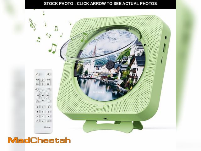 Lot 74-12605401 - MICOCIOUS Portable CD Player with Bluetooth Desktop CD Player for Home CD Music Players with Remote ...