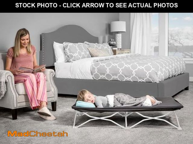 Lot 74-12367756 - Regalo Portable My Cot, Award Winning Brand, Toddler Cot, Gray, 48" Long, 24.5" Wide, Toddler Bed - ...