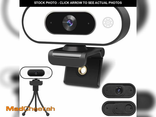 Lot 74-14432791 - ToLuLu 1080P Full HD Webcam with Ring Light Microphone Streaming Web Camera - UNUSED