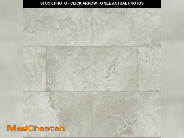 Lot 74-12869453 - Lifeproof Inverness Travertine 22 MIL x 11.9 in. W x 23.8 in. L Click Lock Waterproof Vinyl Tile Flo...