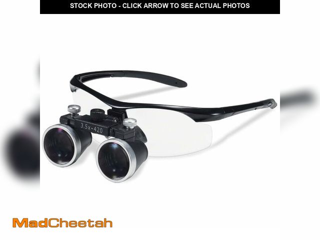 Lot 74-13959569 - Dental Loupe 3.5X, Optical Magnifying Glasses for Dentistry, Magnifier for All Purpose(Black) - UNUS...