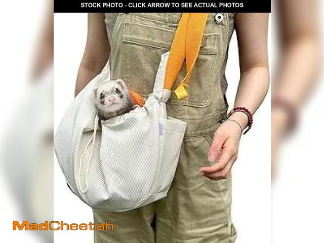 Lot 74-12125372 - Ferret Sling Carrier - Pet Carrying Bag with Adjustable Strap Hands Free Shoulder Bag Crossbody Trav...
