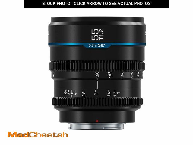 Lot 74-13719746 - SIRUI Night Walker 55mm S35 Manual Focus Cine Lens, T1.2 Large Aperture M4/3 Mount Lens for BMPCC4K,...