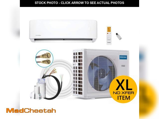 Lot 74-13935709 - MRCOOL DIY 5th Gen 18000 BTU 22.5 SEER2 1.5-Ton Mini-Split Heat Pump Complete System-25 ft. Pre-Char...