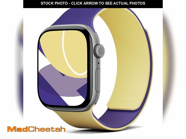 Lot 74-12714974 - MOFT Snap Duo Watch Bands Compatible with Apple Watch,Magnetic Wear,Duo-Color&amp;Soft Silicone,iWat...