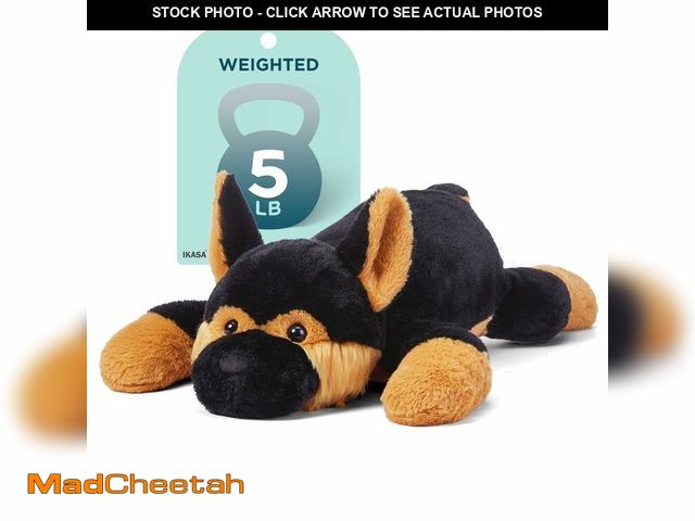 Lot 74-14298213 - IKASA 5lbs Weighted Stuffed Animal German Shepherd Dog,26 inches Plush Toy Giant Large Big Jumbo Sof...