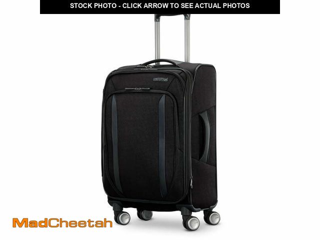 Lot 74-14603911 - American Tourister Dash XLT Softside Carry On Luggage with Spinner Wheels Single Piece - Black - USE...