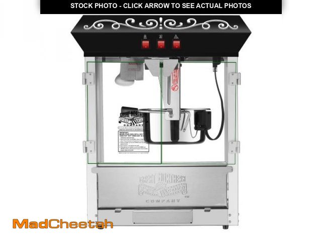 Lot 74-12277143 - Countertop Popcorn Machine 4.5 Gallon Perfect Popper 10oz Kettle Old Maids Drawer Warming Tray Scoop...