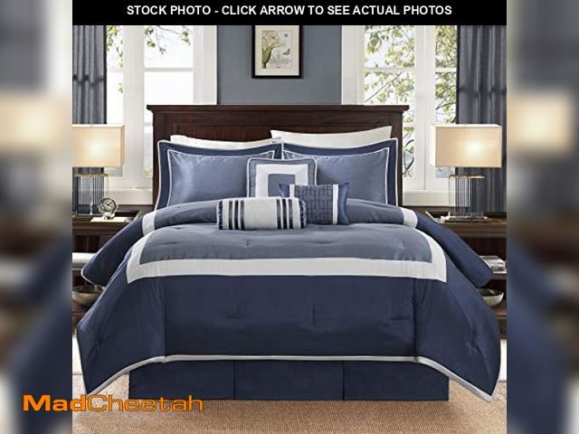 Lot 74-12399171 - Madison Park Cozy Comforter Set-Deluxe Hotel Collection, All Season Down Alternative Luxury Bedding ...