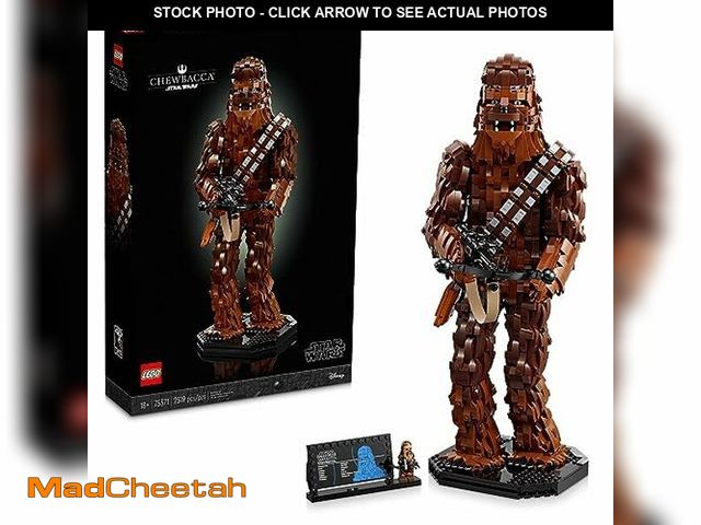 Lot 74-12983233 - LEGO Star Wars Chewbacca, Buildable Star Wars Collectible for Adults, Build and Display Chewbacca Co...