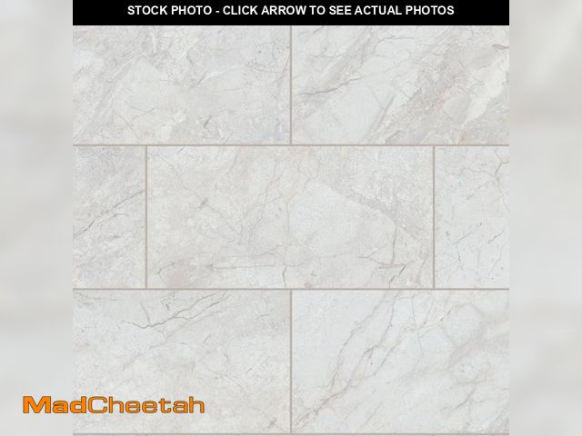 Lot 74-12519403 - Lifeproof Blauser Marble 22 MIL x 18.5 in. W x 37 in. L Click Lock Waterproof Vinyl Tile Flooring (1...