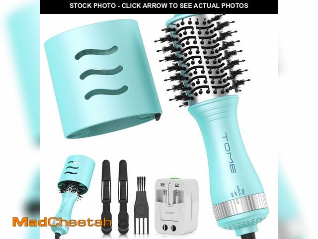 Lot 74-12717946 - Tome Blow Dryer Brush with Protective Cover, Auto Dual Voltage Hair Dryer BrushÃ¯Â¼Ë120-240VÃ¯Â¼â°...