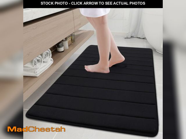 Lot 74-13713051 - Buganda Memory Foam Bath Mat, 47" x 32", Ultra Soft and Non-Slip Bathroom Rugs, Water Absorbent and ...