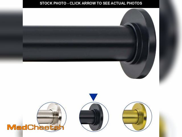 Lot 74-14070281 - Shower Curtain Rod,43-72 Inch Adjustable Tension Shower Rod Never Rust Non-Slip No Drilling Spring T...