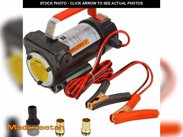 Lot 74-14358749 - *MISSING ACCESSORIES/DIRTY/SCRATCHED* BLACKHORSE-RACING 12V DC Portable Electric Fuel Transfer Extra...