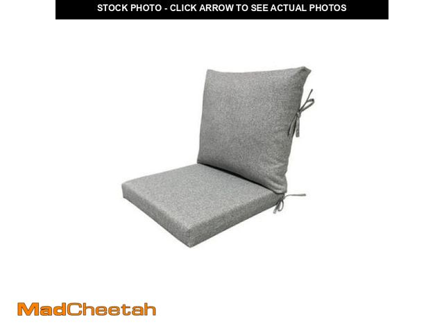 Lot 74-12157403 - Better Homes &amp; Gardens 20  X 20  Premium Gray Outdoor Dining Chair Cushion - UNUSED