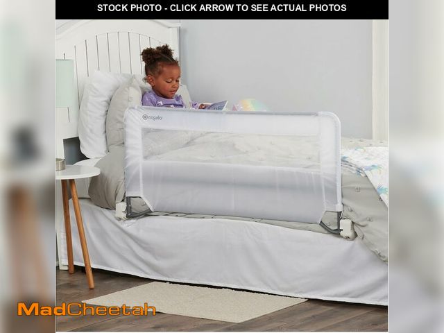 Lot 74-13011399 - Regalo Swing Down Bed Rail Guard, with Reinforced Anchor Safety System - USED