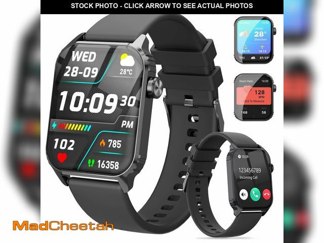 Lot 74-13298329 - TRAUSI Smart Watch for Men, 120 Sports Modes Smartwatch with 1.83" HD Touchsreen, IP67 Waterproof, S...