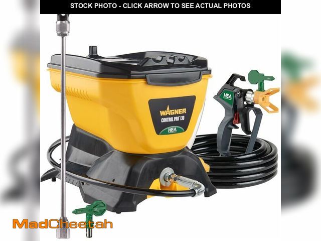 Lot 74-13680356 - Wagner Spraytech 2422951 Control Pro 130 Paint Sprayer Kit, High Efficiency Airless Sprayer with Low...