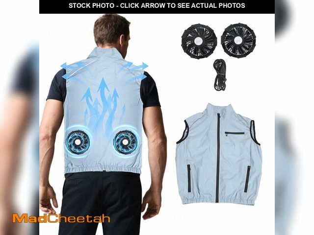 Lot 74-14429919 - NSXAYIWE Cooling Vest for Men Women with 2 Air Conditioning Fans, Lightweight Cooling Jacket with 3 ...
