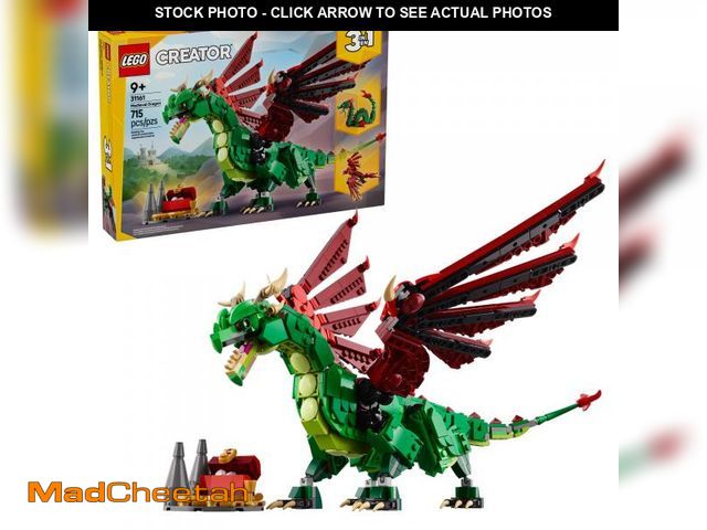 Lot 74-12309247 - LEGO Creator 3 in 1 Medieval Dragon Toy - Building Toy with 3 Build Options, Dragon, Sea Serpent, or...