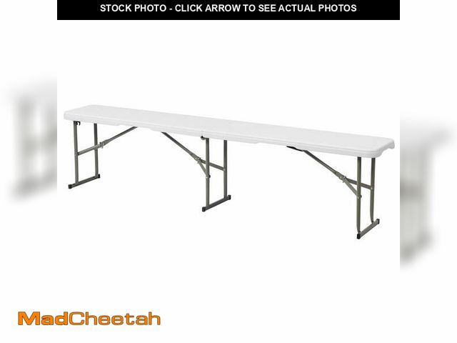 Lot 74-12667071 - Ktaxon 6' Portable Folding Bench, Perfect for Outdoor Party, Picnic, Camping, Wedding etc., Plastic ...