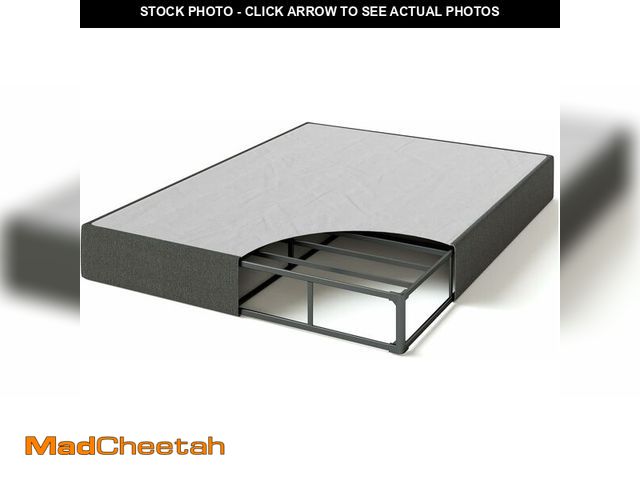 Lot 74-12633495 - (MISSING COVER) ZINUS 9 Inch Queen WonderBox(TM) Smart Box Spring, Quick Assembly Mattress Foundatio...