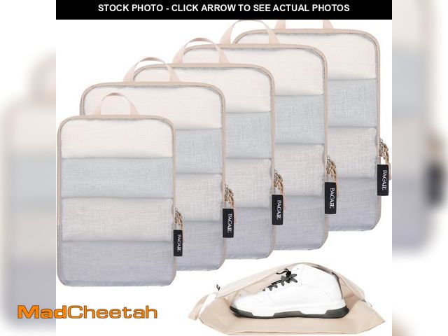 Lot 74-11546839 - BAGAIL 4 Set/6 Set Ultralight Compression Packing Cubes Packing Organizer for Travel Accessories Lug...