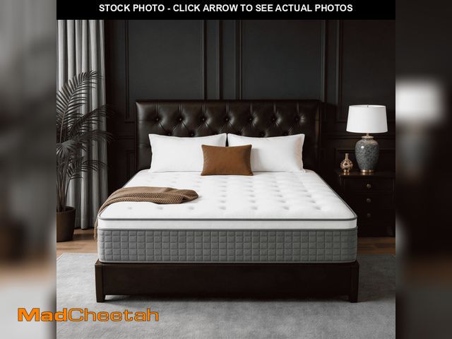 Lot 74-14070695 - Dealnight 14 inch King Size Mattress in a Box, Firm Hybrid Cooling Gel Memory Foam with Individually...