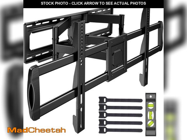 Lot 74-13053803 - MountFTV Full Motion TV Mount Fits 42-90 in with Swivel, Tilt, Articulating &amp; Extend Max 800x400...