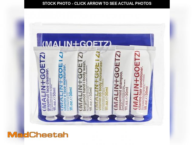 Lot 74-12439109 - Malin + Goetz Essential Starter Kit, 1 Fl. Oz. - Hair Shampoo &amp; Conditioner, Facial Cleanser &am...