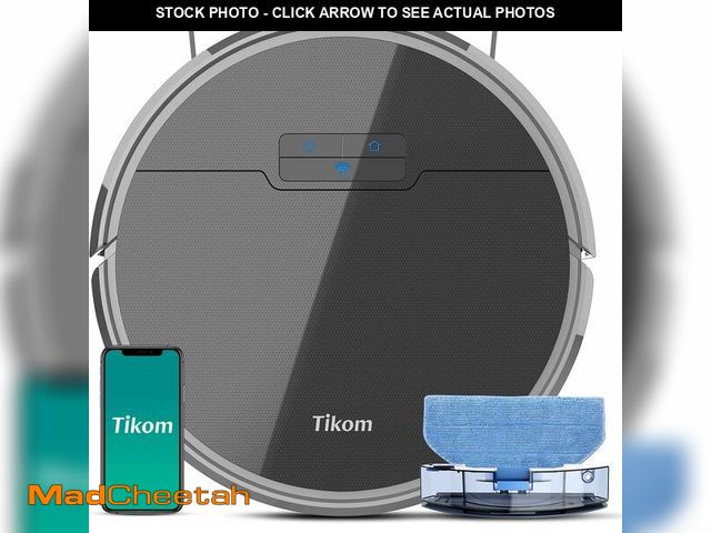 Lot 74-13042291 - Tikom G8000 Robot Vacuum Cleaner, 2700Pa Robotic Vacuums with Self-Charging, Good for Pet Hair, Carp...