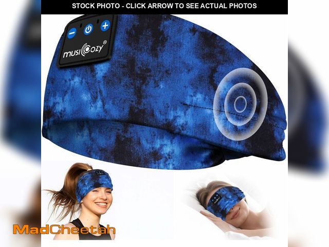 Lot 74-13952633 - MUSICOZY Sleep Headphones Bluetooth 5.4 Headband, Wireless Earphones Sweat Resistant Earbuds with Ul...