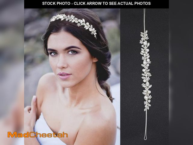 Lot 74-12311189 - Oriamour Crystal Wedding Headbands Handmade Bridal Headpieces For Bride Flower Girl Wedding Hair Acc...